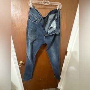 Express Slim Jeans in Dark Blue Wash